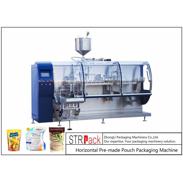 Electric Powder Pouch Packing Machine / High Accuracy Paste Packaging Machine 