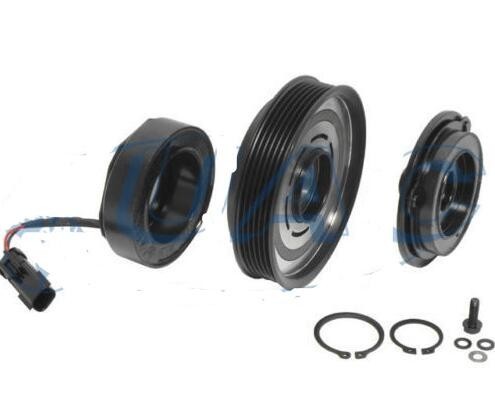 NEW A/C AC COMPRESSOR CLUTCH KIT JEEP CHEROKEE WRANGLER TJ PULLEY COIL PLATE