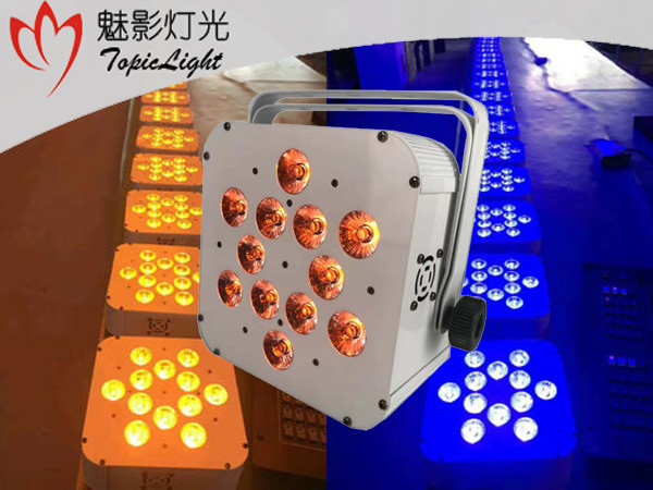 High Brightness LED Par Light / 6 in 1 RGBWA UV LED Wedding Lights