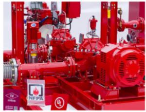 China NM FIRE NFPA20 Centrifugal Fire Pump Package System With Simplifies Piping Design on sale