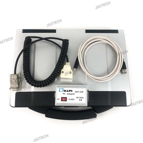 Toughbook CF53 CF-53 Laptop Truck Diagnostic Tool For ZAPI Newest Console ZAPI-USB Controller F01183A Diagnostic Cable
