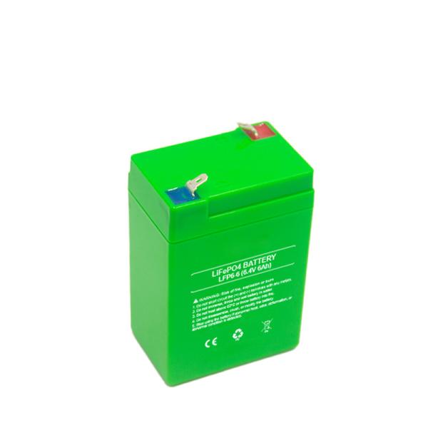 LifePO4 SLA Replacement Battery 6.4V 6Ah Deep Cycle Power Motorcycle LifePO4 Battery