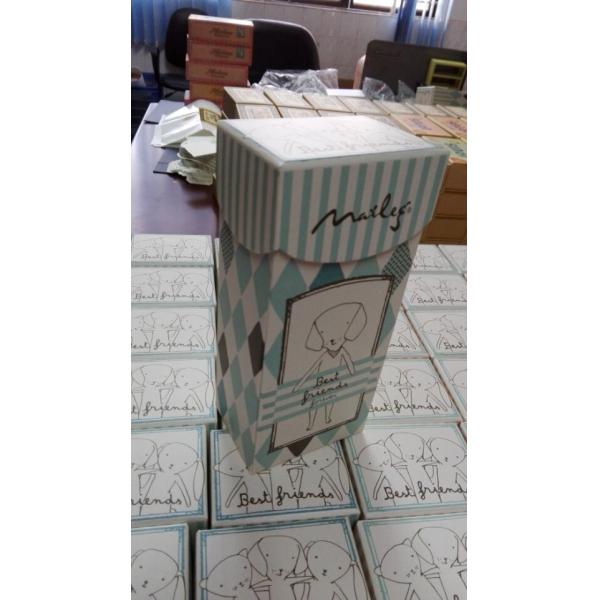 Cute design customized handmade folding paper packaging box for gift