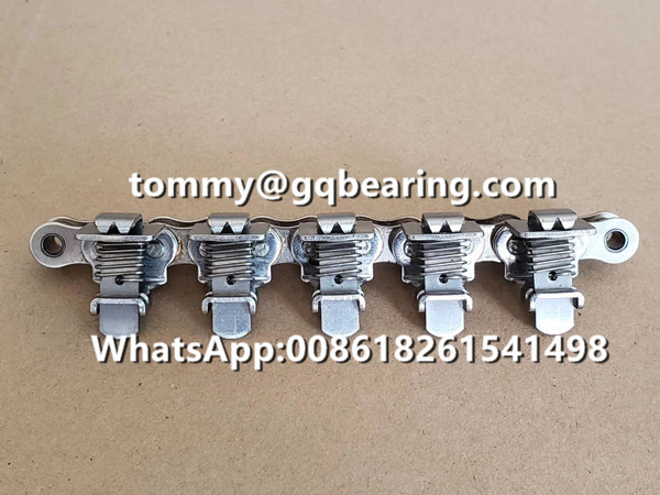 12.7mm Pitch SUS304 Stainless Steel Gripper Chain Vacuum Seal