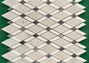  Venice White Mosaic Kitchen Floor Tiles , Mosaic Style Floor Tiles 10 Mm Thick Manufactures