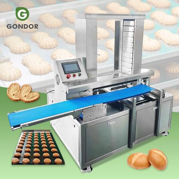 Horizontal Pan Automatic Bread Dumpling Egg Dough Mooncake Stamping Tray Biscuit Aligning Arrange Machine
