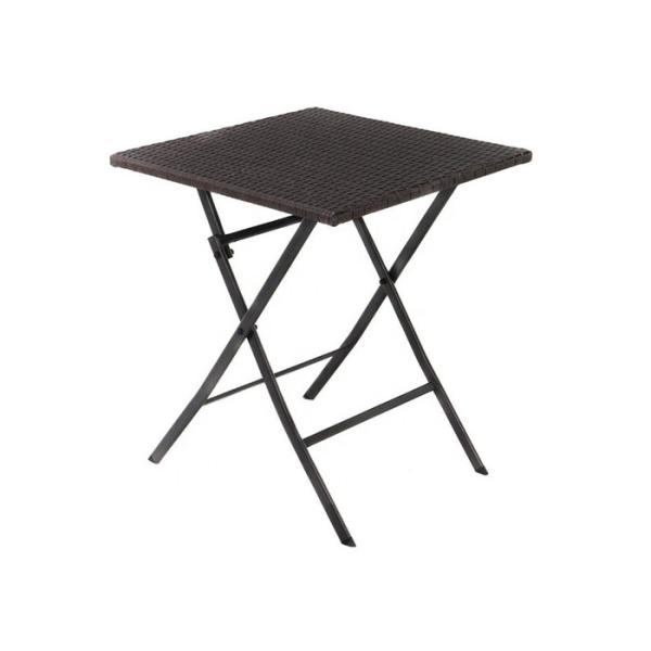 Multifunction Folding Rattan Garden Table Patio Bistro Furniture