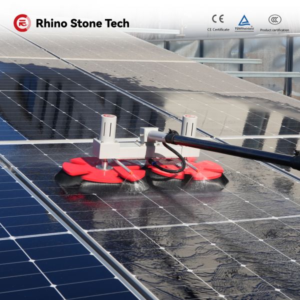 Solar Panels Cleaning Brush Water Fed Solar Panel Clean Brush Cleaning Machine
