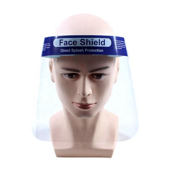 Medical Clear Plastic Face Shield , Protective Face Shield Increased Air Flow