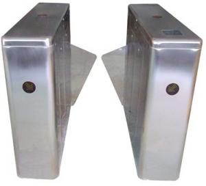  ID Card High Capability Dual Way Stainless Retractable Flap Barrier for Bus Station RS485 Manufactures