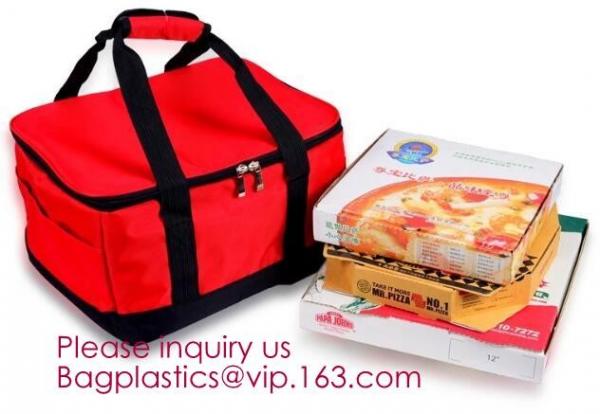Portable taking cooler bag large capacity pizza delivery thermal insulation bag,party green cooler bag,insulation portab