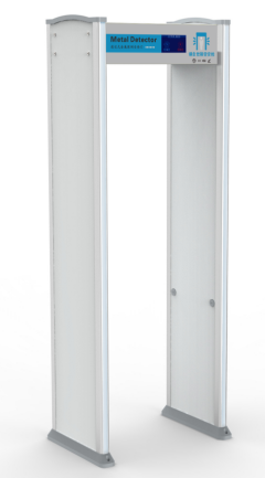 33 Zones Touch Screen Metal Detection Gate , High Strength Materials Fireproof Walk Through Metal Detector