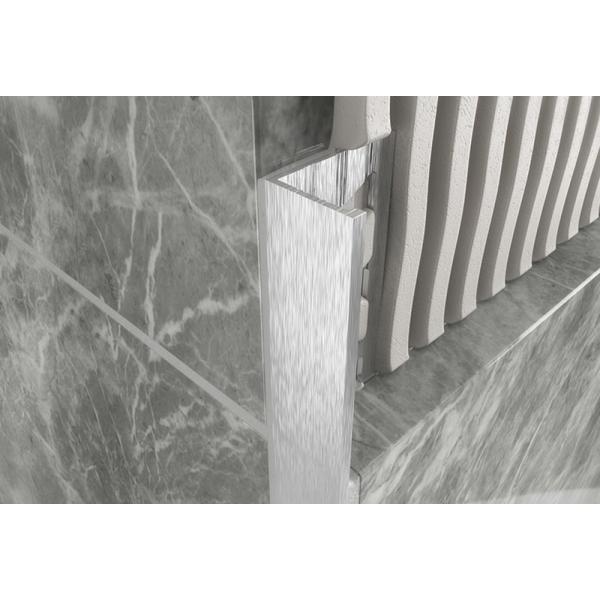 Anodizing Polished Aluminum Profile for Wall tiles Trimming Custom