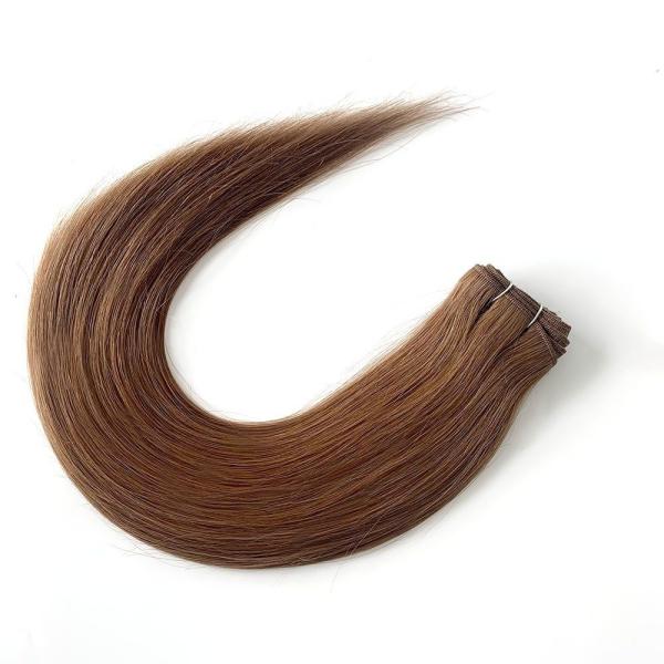 100 Remy Human Hair Sew in Weft Double Drawn Blonde Russian Weft Extensions for Hair