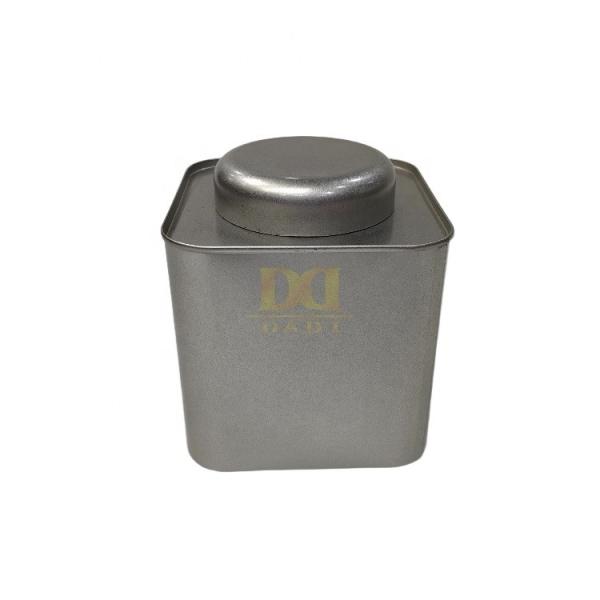 DADI  Metal Tea Tin Box Customization Square Empty Tea Tin Boxes Support OEM Printing