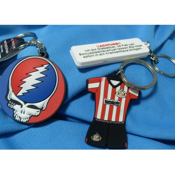 Festival Fashion Design Custom Imprinted Promotional Items Silicone Souvenir Keychain