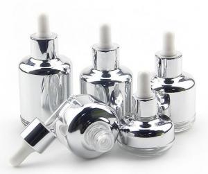  Reusing 20ml 60ml Glass Essential Oil Bottles for Skincare Packaging OEM with different dropper shape Manufactures