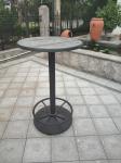 Classical design round Table leg with Footring Bistro Table Base Outdoor