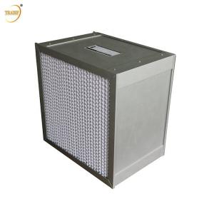 China 300*550*300mm H12 H13 Deep Pleat HEPA Filter For Laminar Flow Hood on sale