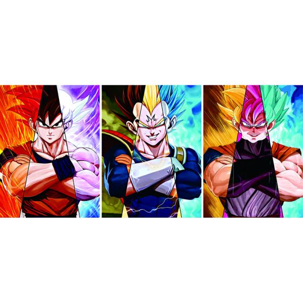 Dragon Ball 3D Poster  Lenticular 3d Effect Poster PET CMYK Offset Printing