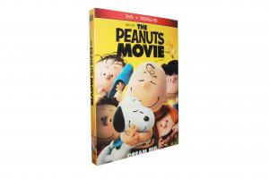  Free DHL Ship@Disney Cartoon DVD Moveis The Peanuts Movie Wholesale!!Top Quality Manufactures