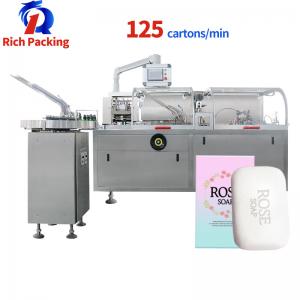  Automatic Bar Soap Carton Cartoning Packing Packaging Machine 125 Cartons / Min Manufactures