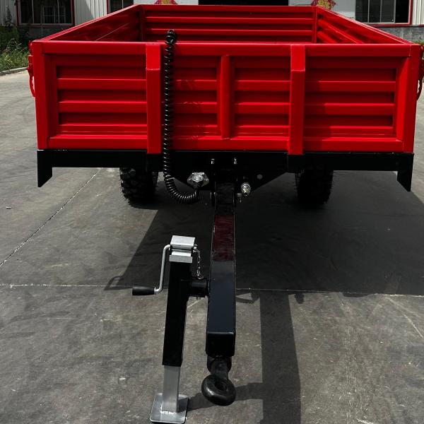 3t Farm Trailer Agricultural Machinery Red Colour Air Brake 7C-3 30-50HP