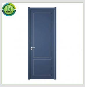  PVC Interior Residential WPC Doors Fire Rated Polymer Waterproof For Bathroom Manufactures