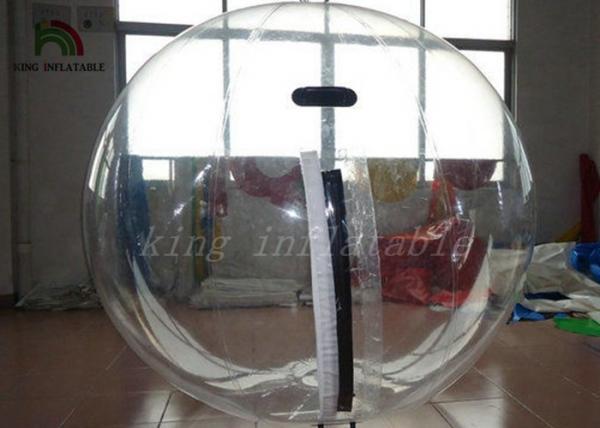 Quality Clear PVC 2m Dia Inflatable Aqua Water Ball Nice Welds / YKK-zip From Japan for sale