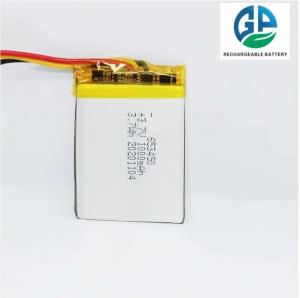 China KC Approved IEC62133 653450 3.7V 1000mAh Lithium Ion Li Polymer Battery  Pack 500times Cycle Life on sale