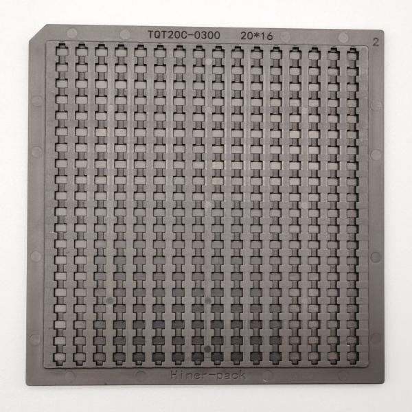 Special Tunneling Shape Waffle Pack Trays 4 Inch ESD Material