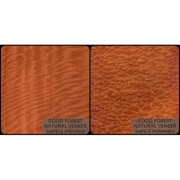 Natural Sapele Wood Veneer Figured Wood Grain Veneer For Decoration