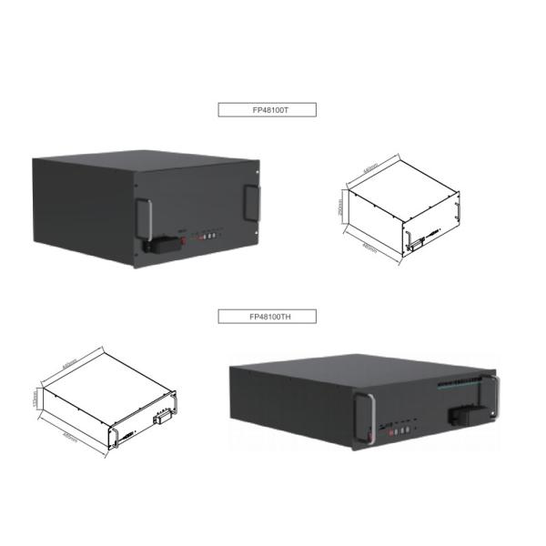 Alumium Shell 48V 100AH Lifepo4 Battery Pack For Solar Energy
