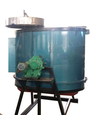 800 ℃ Aluminum Crucible Melting Furnace , Mechanical Tilting Brass Melting Furnace