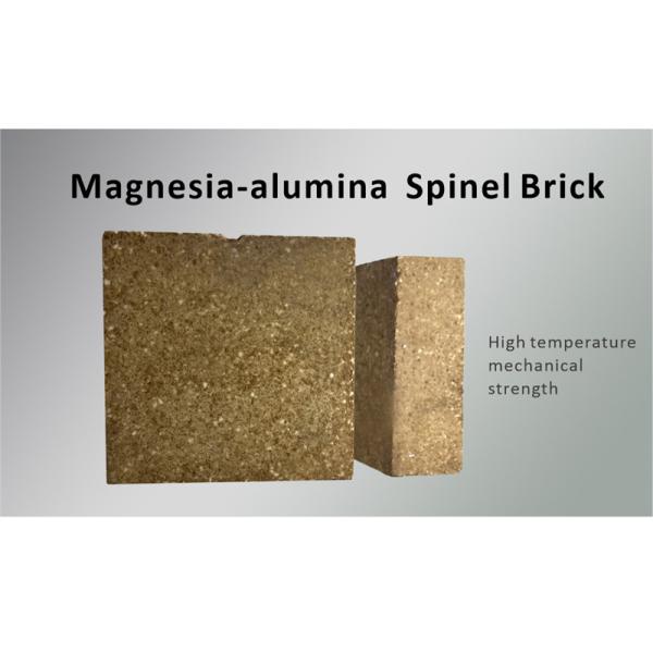 Cement Rotary Kiln Magnesia Alumina Spinel Brick High Corrosion Resistance To Slag