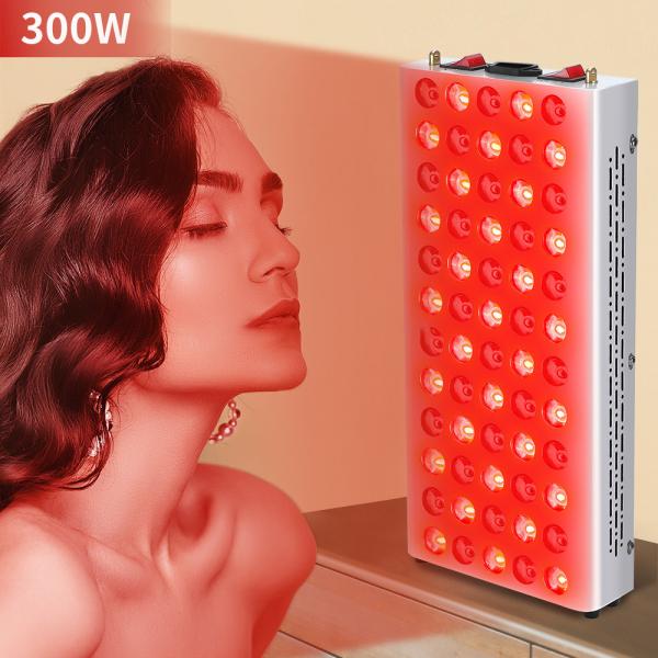 850nm 660nm LED Red Light Therapy Panel 300W Body Face Light Therapy Machine