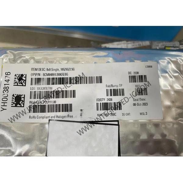 BCM84891LB0KFEBG Ethernet IC 6A Single Port Ethernet CMOS Transceiver IC BGA81