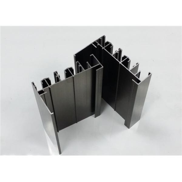 6060 Aluminium Sliding Profile Mill Finished  6.8 Meters Length