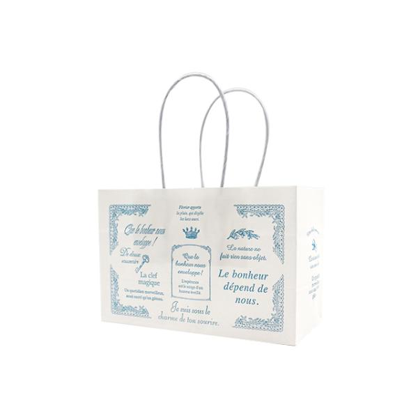 Customized Kraft Paper Packaging Bags Uncoated Lining With Handle