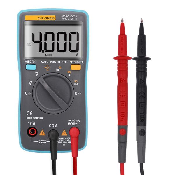Digital Multimeter Meter Current AC / DC Voltage Resistance Capacitance Tester Detection