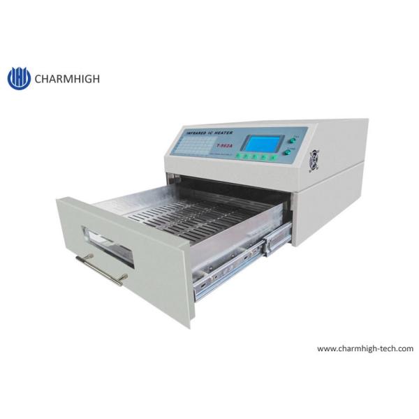 Mini Reflow Oven 300*320mm 1500w T962A with Exhaust IC Heater Infrared Welding Station