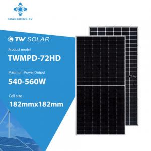  540W - 560W P Type Solar Panels 144 Half Cells Manufactures