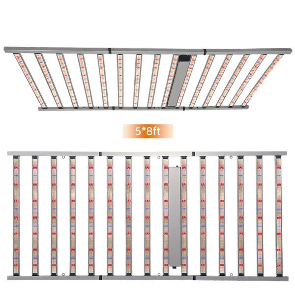 Custom Foldable LED Grow Light 4×8ft Commercial Greenhouse Grow Lights 1500W