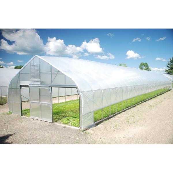 Commercial Plastic Tunnel Greenhouse , High Tunnel Greenhouse Easy Assemble