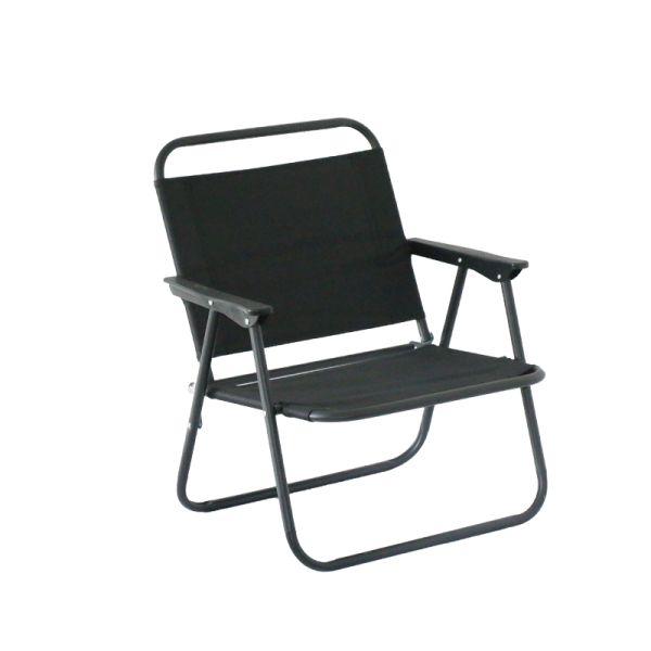 Modern Metal Folding Camping Chair with 600D Oxford Fabric-Portable Outdoor Furniture for Camping Fishing Park Hotel School Use
