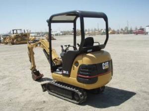  301.1 Used Caterpillar Excavator , 3 ton MINI size Excavators Manufactures