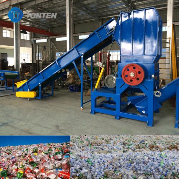 Waste Plastic Recycle Crusher Line PET Bottle Recycling Plant