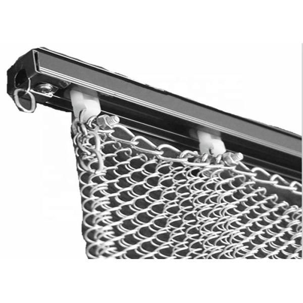 3.75m height Aluminium Chain Mail Curtain Hotel Use