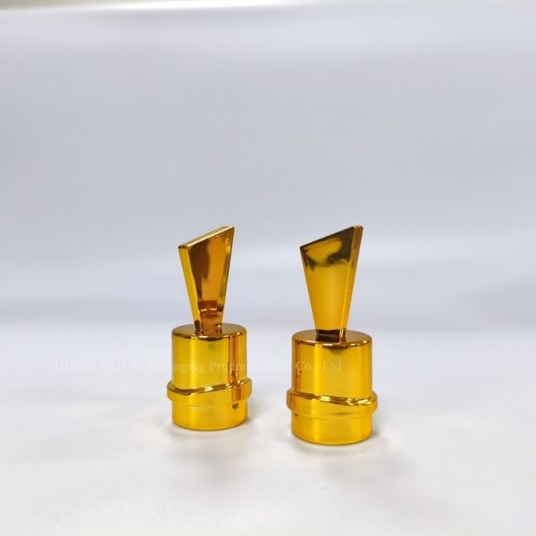 Gold Sarin Special Shape Perfume Bottle Cap Leak Proof Blow Molding