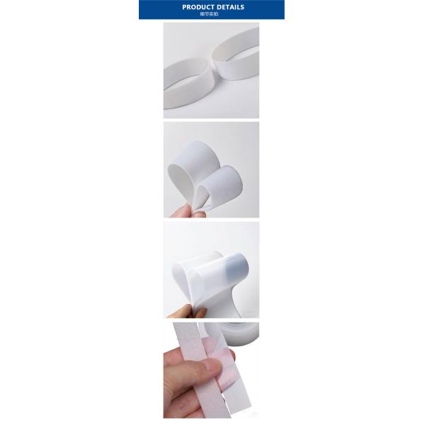 Ultra Thin And Soft Baby Diaper Hook 10mm 100% Nylon Customization Single Sided